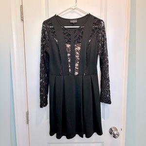 Black Lace Nursing Queen Semiformal Dress